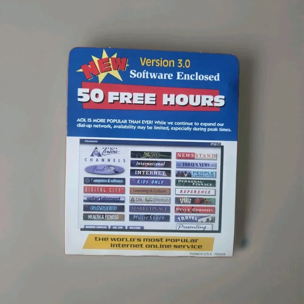AMERICA ONLINE Version 3.0 Floppy 3.5